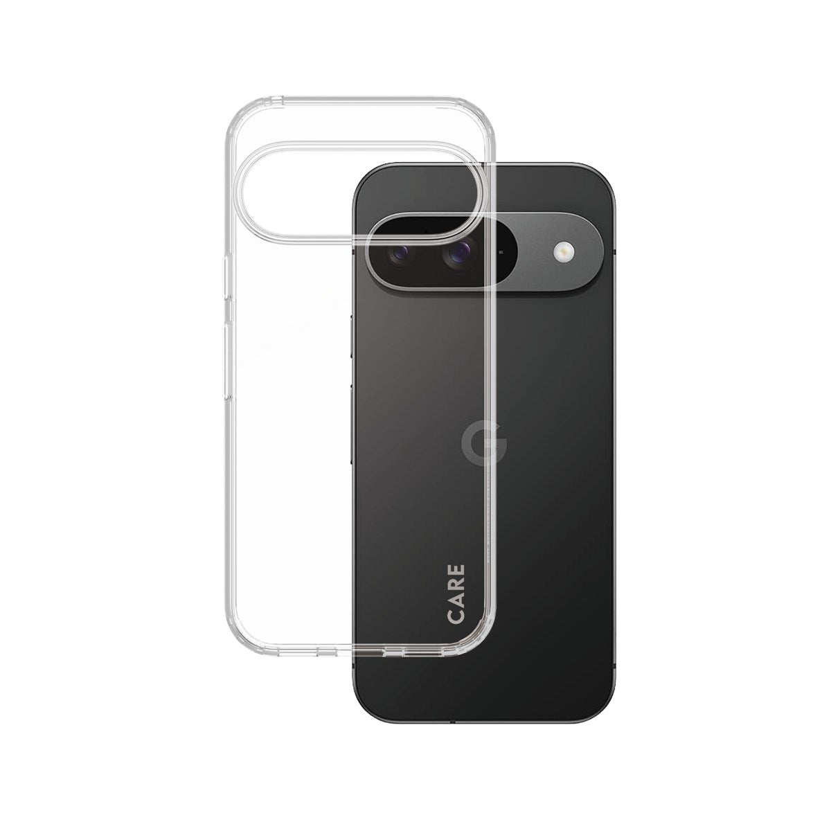 CARE by PanzerGlass® Flagship Case Transparent Urban Combat m. Klar Ramme Google Pixel 10 | 10 Pro